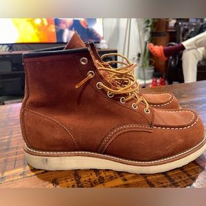 Suede Moc Boot Red Wing sz 8.5